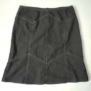 Bandolino Dark Gray Stretchy Petite Pencil Skirt Size 4P
